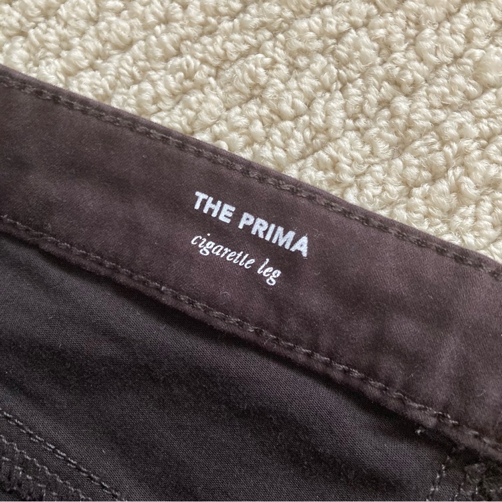Adriano Goldschmied Black The Prima Cigarette Leg Skinny Jeans Pants Size 29R - Picture 3 of 10